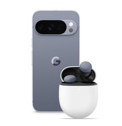 Google Pixel 10 Pro - Smartphone Android sbloccato con Gemini e display Super Actua da 6,3" - Grigio argento, 128GB + Pixel Buds Pro 2 - Grigio Argento
