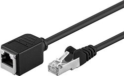 goobay 91886 CAT 5e Extension Cable F/UTP Black RJ45 Plug (8P8C) > RJ45 Socket (8P8C)