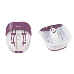 HoMedics Luxury Nail Care Foot Spa, Pediluvio Massaggiatore Piedi con 4 Strice Idromassaggio & Bubble Mate Foot Spa Idromassaggiatore Plantare, Pediluvio Massaggiatore Piedi Elettrico