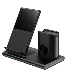 CGZZ Chargeur sans Fil, Chargeur sans Fil Rapide, 3 en 1 Chargeur Induction Pliable Compatible avec i Phone 14/13/12/11/11Pro/Pro Max/XS/X, Noir