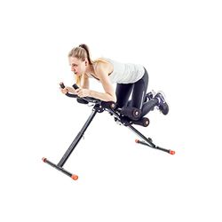 TechFit AB Becnch - Volwassenen Buiktrainer, Zwart, één Maat Buikspiertrainer, Opvouwbare Buikspieren Verticale 5 Minuten Shaper, Fitnessapparatuur Verticaal, Stevige Buikonderlegger, Ronde Taille Trainer, Power Plank Crunche
