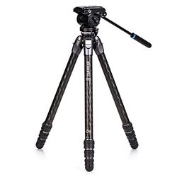 BENRO Trepied Vidéo Carbone Tortoise 34CLV+S4PRO - TTOR34CLVS4PRO
