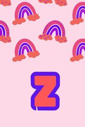Monogram, Rainbow Dot Grid Notebook, Letter Z