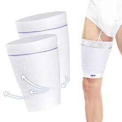 HANSILK 2 Pacchi Borsa Supporto per Catetere, Borsa per il Contenimento del Sacco Urinario Lavabile e Riutilizzabile Progettata per Gli Incontinenti Taglia M