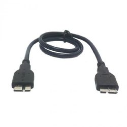 SYSTEM-S OTG Micro USB 3.0 till mikro USB 3.0 kabel datakabel 20 cm för Samsung Galaxy Note 3