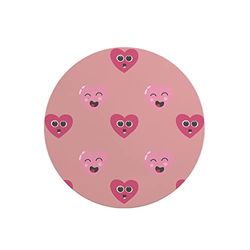 Questo Casa, Round Digital Printed Mouse Pad, Non-Slip Base, for Office and Home, Diameter:22cm