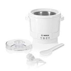 Bosch ijsmaker, MUZ5EB2, accessoire voor Bosch MUM5 keukenmachines, geschikt om perfect zelf ijs te maken, capaciteit tot 550ml