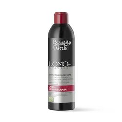 Bottega Verde - UOMO+ CAPELLI, Shampoo Rinforzante, 250 ml, con fitocomplesso Auxina Tricogena® e provitamina B5, per Capelli a Rischio Caduta
