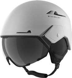 McKINLEY Mirror Casque de Ski pour Hommes, Blanc Gris, S