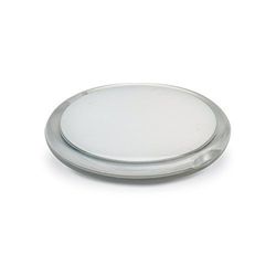 Sminkspegel för damer för handväska – dubbelsidig förstoring kompakt fåfänga (10 stycken) – 6,5 cm diameter, 10 x transparent