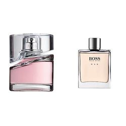 BOSS Femme Eau de Parfum 50ml & Man Boss Orange EDT Spray 100ml