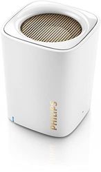 Philips BT100W/00 Portable Wireless Speaker (2 W, Bluetooth, USB Rechargeable) - White