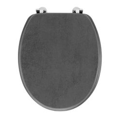 Suavidad para el interior, Asiento con bisagras de metal (37,5 x 46 cm) Alium, MDF efecto Beton