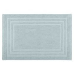 Lovely Casa - Tappetino da bagno – Dimensioni 45 x 70 cm – 100% Cotone Biologico – Colore Cielo – Modello Laguna – Morbido e Confortevole – Ideale per il Bagno