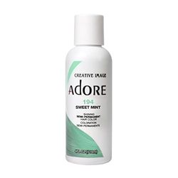 Adore Tinta de cabelo gelinho brilhante, menta doce 194
