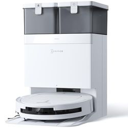 ECOVACS DEEBOT T50 OMNI Robot Aspirapolvere Lavapavimenti, (Migliorato da T30 PRO), 15000 Pa, Spazzola Laterale Estensibile e Lavapavimenti, lavaggio con acqua calda a 75 ℃, Ultrasottile 81 mm, Bianco