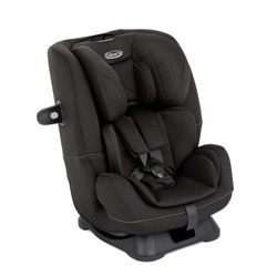 Graco SlimFit R129, siège-auto convertible 2-en-1, de 40 à 145 cm (de la naissance jusqu'à environ 12 ans), siège enfant dos à la route et face à la route, Noir, Midnight