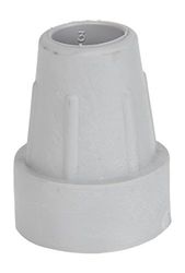 Days Ferrule, 18mm (3/4"), One Grey Hard Wearing PVC Protection, Walking Stick, Crutch, & Furniture Replacement Rubber Tip, Easy Attach Protection Cup (Eligible for VAT Relief in the UK)