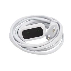Extensão 2P 6A 2X0,75 Mm² Ho3Vv-H2-F 3M branco