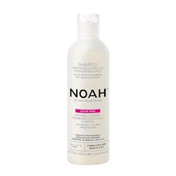 NOAH Hair 1.6 Colour Protection Shampoo with Rice Phytokeratine – Protects Coloured & Treated Hair, Enhances Shine, Strengthens, Sulfate & Paraben-Free, Moisturising Formula for Healthy, 250ml