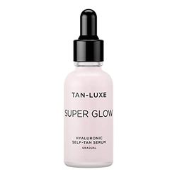 TAN-LUXE SUPER GLOW Siero autoabbronzante, (30 ml) Cura della pelle autoabbronzante graduale quotidiana, cruelty free e vegana
