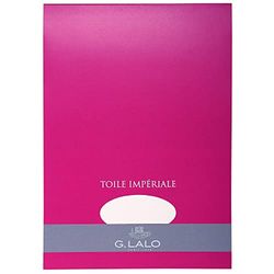 Clairefontaine Lalo 13500L - Blocco da 50 fogli a tinta unita 21x29,7 cm 100g, tela imperiale , Bianco