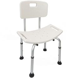 PrimeMatik - Chaise de Douche réglable en Hauteur pour Toilette