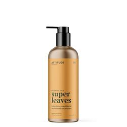 ATTITUDE Après Shampoing Volumisant aux Huiles Essentielles, pour les Cheveux Fins, Testé Dermatoloiquement, Végane, Petit Grain & Jasmin, 473 mL