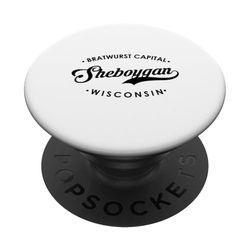 Sheboygan WI Bratwurst Capitale per uomini donne. PopSockets PopGrip Adesivo