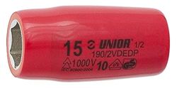 Unior 190/2VDEDP dopsleutel 1/2 inch, beveiligd geïsoleerd, 18 mm