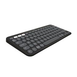 Logitech Pebble Keys 2 K380s clavier sans fil Bluetooth multidispositif, raccourcis personnalisables, fin et portable, Easy-Switch pour Windows, macOS, iPadOS, Android, ChromeOS, FR AZERTY - Graphite