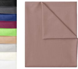GREEN MARK Textilien Classic Sábanas | Sábanas | Toallas 100% algodón sin elástico en Muchos tamaños y Colores Tamaño: 180x275 cm, Beige Arena