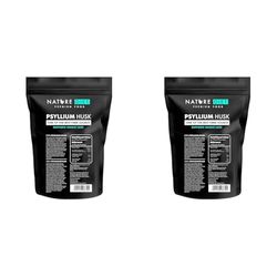 Nature Diet - Psyllium Husk 1000 g | Source of Fibre | Digestion | Detox (Pack of 2)