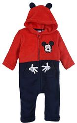 Disney Baby pojkar Combinaison De Nuit Onesie-pyjamas, röd, 18 månader