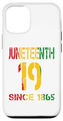 Custodia per iPhone 15 Vintage Giugno 19 Giugno 1865 Black History Month Men