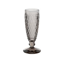 Villeroy & Boch Boston Coloured Champagne Flute Smoke, 150 ml, Crystal Glass, Grey