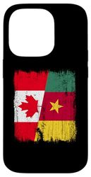 Canada Camerun Mezza Bandiera Canadese Camerun Antenati Custodia per iPhone 14 Pro