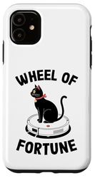 Wheel Of Fortune Cat Joke Robot Vacuum Cleaner Cat Case for iPhone 11