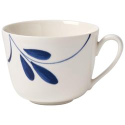 Villeroy & Boch Vieux Luxembourg Brindille Tasse, 200 ml, Hauteur : 7 cm, Porcelaine Premium, Blanc/Bleu