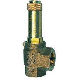 RIEGLER 117639-222.04-11.0 Valve de sécurité d'angle à vapeur de selle G 3/4, pression de contact 11 bar, 1 pièce