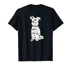 Diseño de camisa Chi-Poo para los amantes de los perros Chi-Poo Camiseta