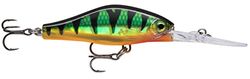 Rapala - Leurre de Pêche Shadow Rap Jack Deep - Construction Plastique - Leurre Pêche d'eau Douce Flottant - Profondeur de Nage 4m - Taille 7cm / 10g - Fabriqué en Estonie - Perch
