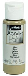 PEBEO Acrylic 59ML MATT D, Dark Taupe, 3.3 x 3.3 x 10 cm