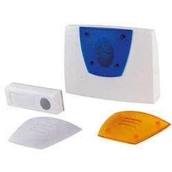 REV 0514902555 Door chime Optical Wireless gong, 16 Channels, max. 150 m, Person Call, White