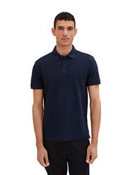 TOM TAILOR Poloshirt heren 1035564,10668 - Sky Captain Blue,XXL