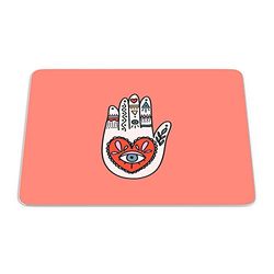 Bonamaison, Rectangle Pop Art Digital Printed Mouse Pad, Non-Slip Base, for Office and Home, Size: 22 x 18 cm
