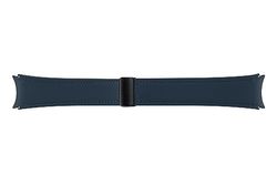 Samsung Galaxy Official D-Buckle Hybrid Eco-Leather Band (Wide, M/L) for Galaxy Watch, Indigo
