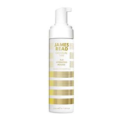 James Read H2O Hydrating Mousse Gradual Tan för ansikte och kropp, lätt till medelton, 200 ml