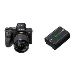 Sony Alpha 7 IV Kit Fotocamera Mirrorless Full-Frame 33 Mp Con Obiettivo Sony 28-70 Mm F3.5-5.6, Nero + Batteria NPFZ100