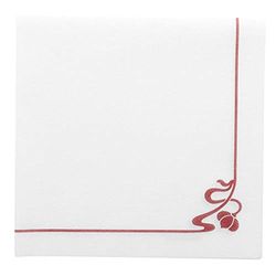 Garcia de Pou Rosa Airlaid Napkins 50 Gsm in Box, 40 x 40 cm, Paper, White, 30 x 30 x 30 cm